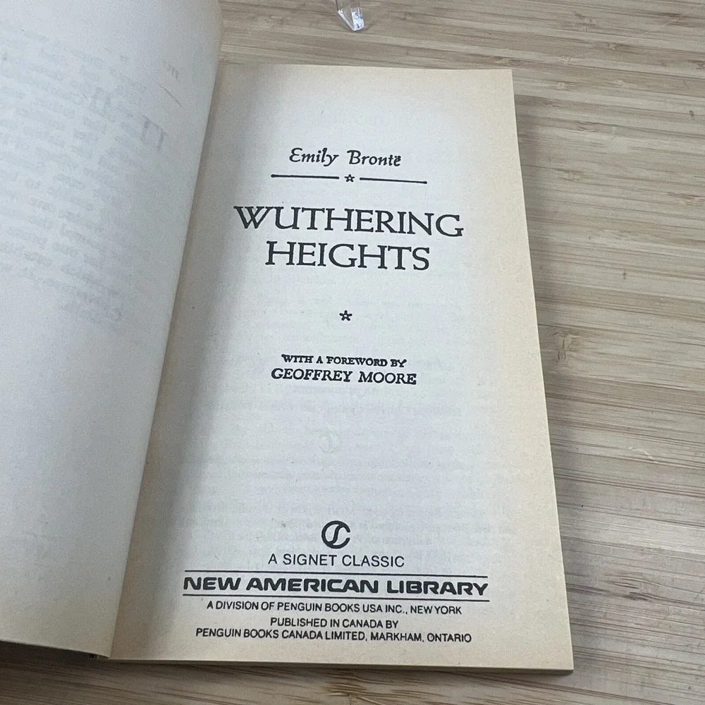 Wuthering Heights - Emily‎ Bronte Signet Classic 1959 Paperback